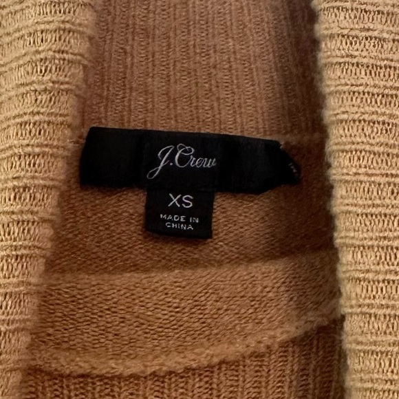 J. Crew Alpaca Wool Blend Turtleneck Long Sleeve Brown Sweater Size XS - Picture 4 of 5